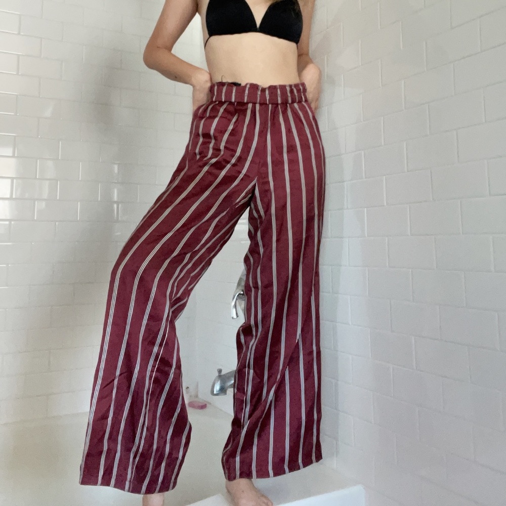 Express wide leg pants silky